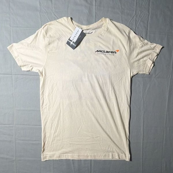 McLaren Formula 1 Team T-Shirt Size M Natural Cotton Graphic Tee