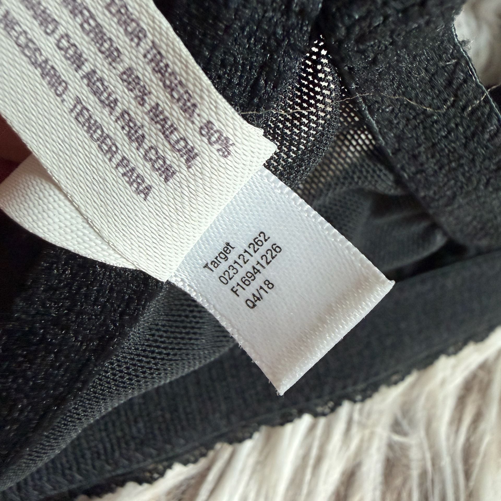 Auden The Ace Bra Size 38D Black Racerback 5