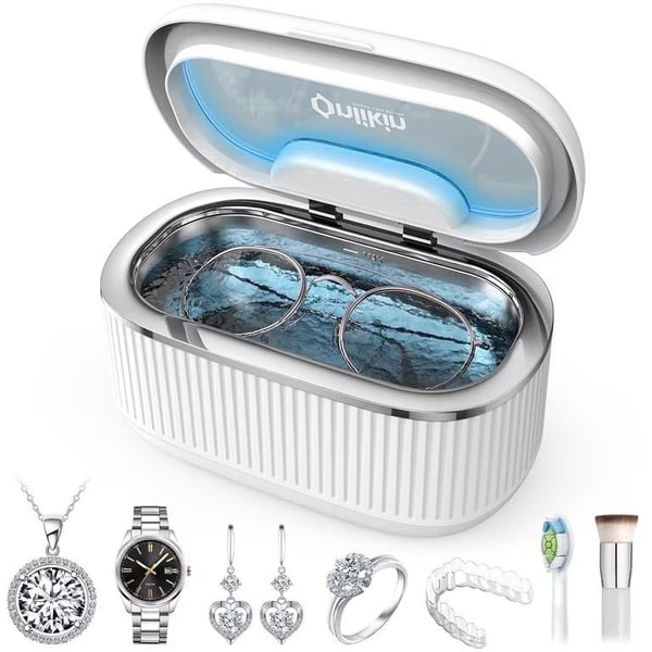 Onlikin Ultrasonic Jewelry Cleaner 35W Ceramic White