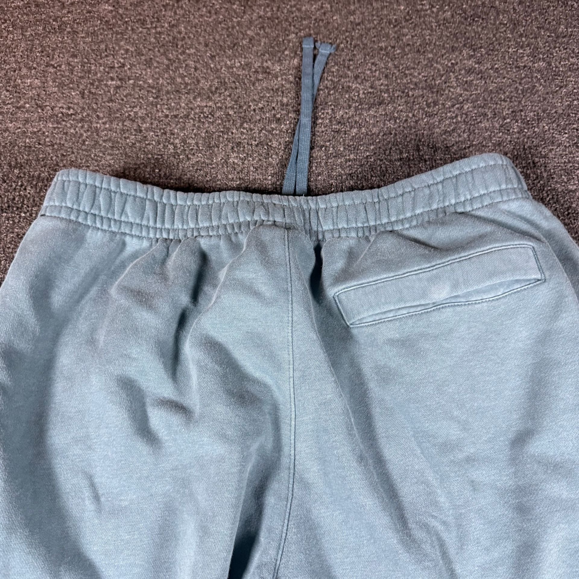 Nike Club Fleece Joggers Size L Blue Mineral Wash Sweatpants 9