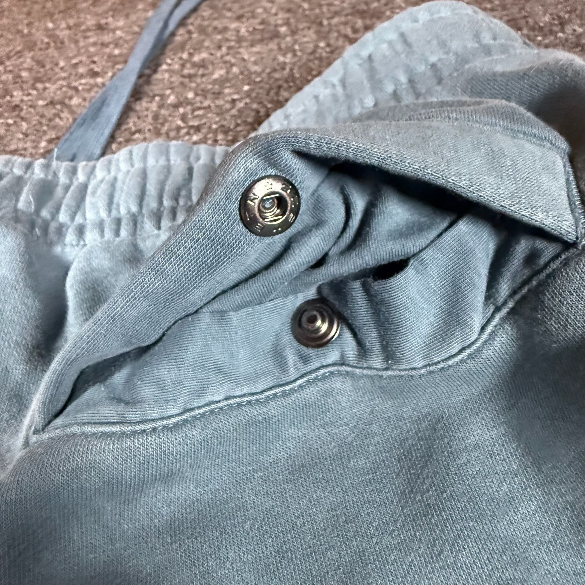 Nike Club Fleece Joggers Size L Blue Mineral Wash Sweatpants 10