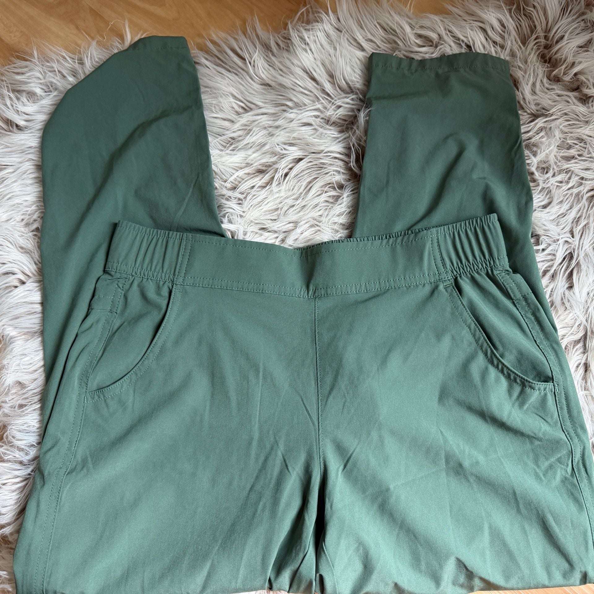 Eddie Bauer Traveler Ankle Pant Size S Green 1
