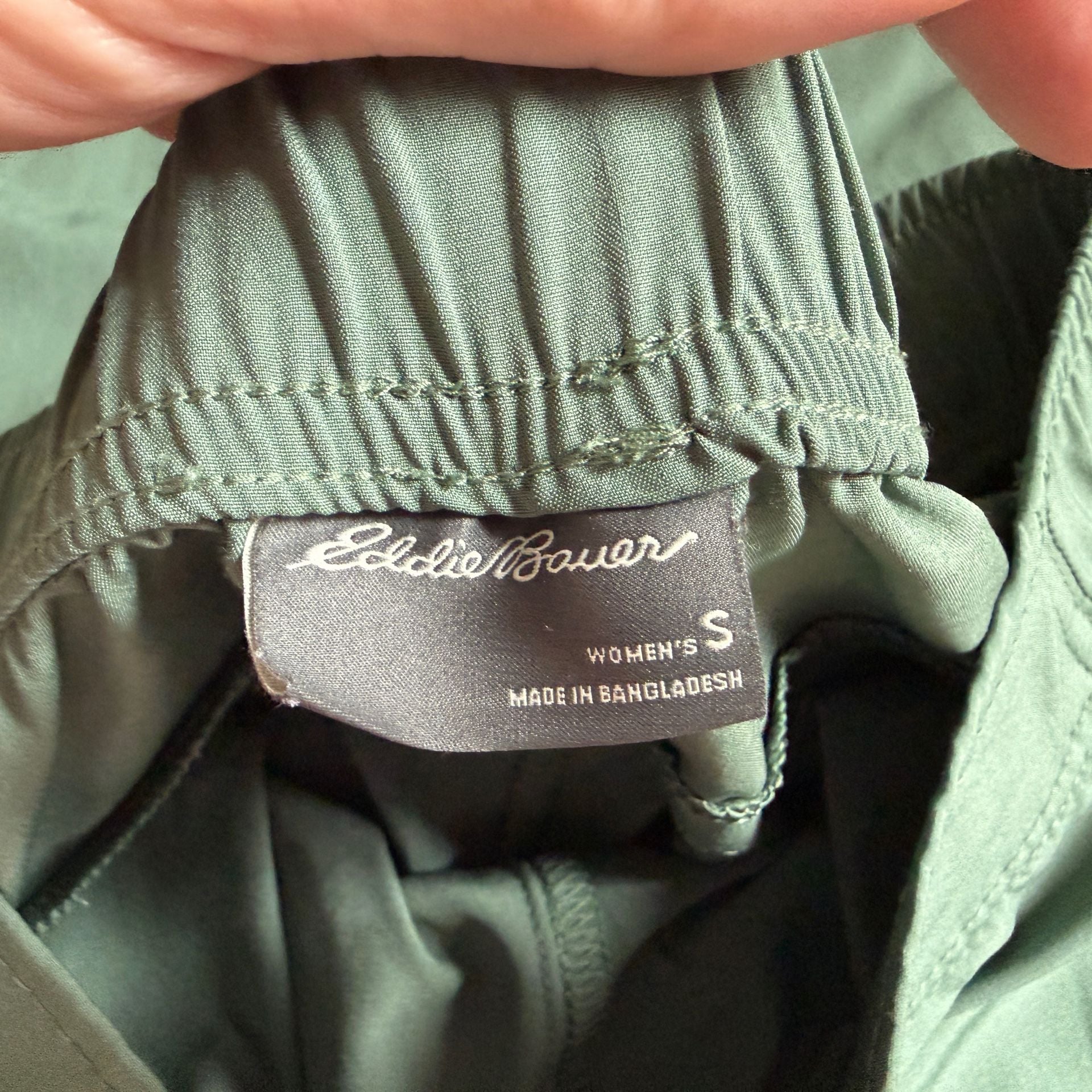 Eddie Bauer Traveler Ankle Pant Size S Green 2