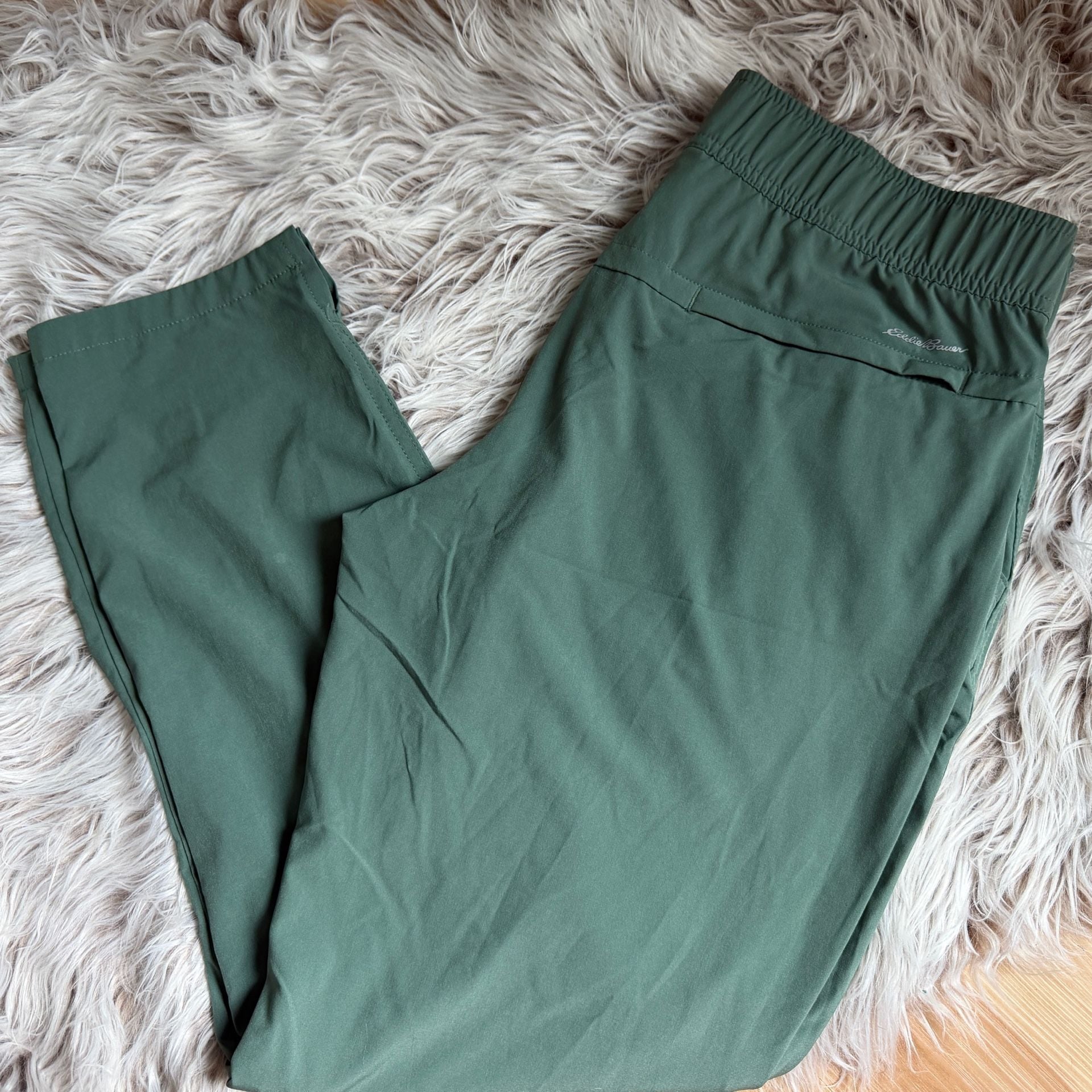 Eddie Bauer Traveler Ankle Pant Size S Green 5