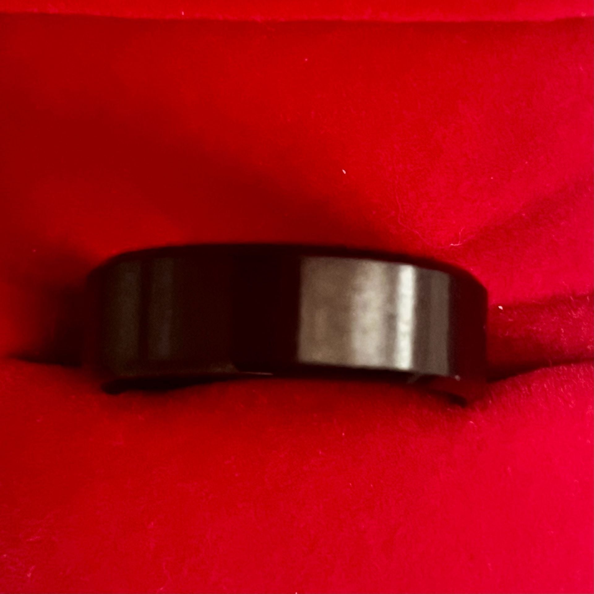 Black Tungsten Minimalist 6mm Band Ring Size 12 1