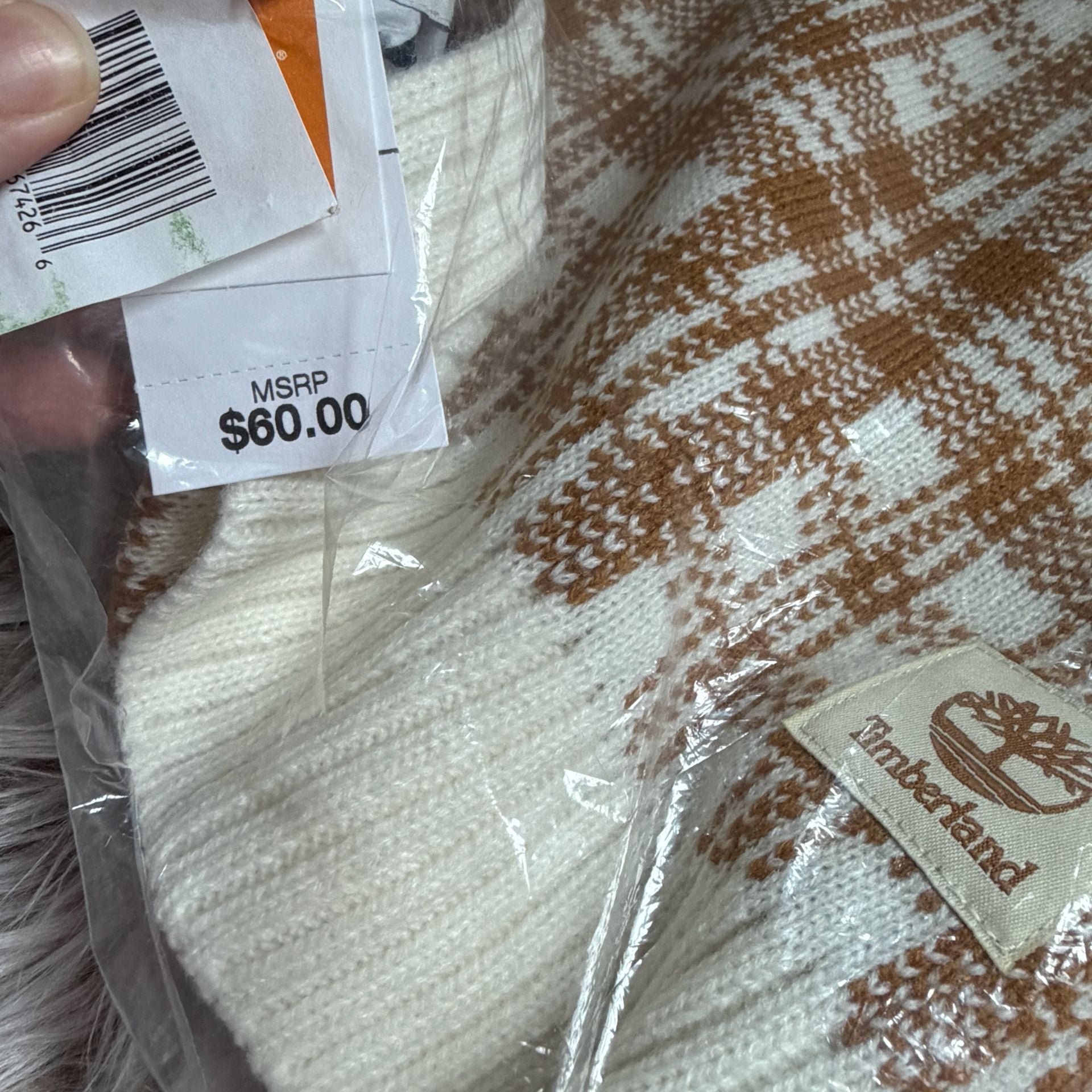 Timberland Buffalo Plaid Scarf Size OS 3