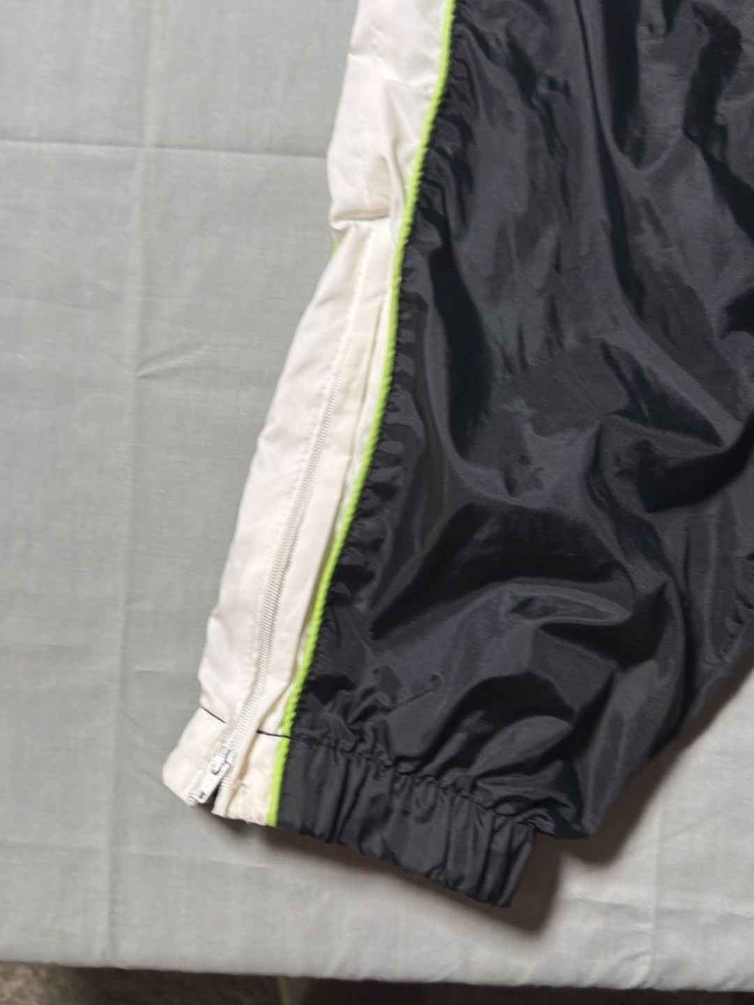 USA Olympic Brand Track Pants Size M/M(32-34) Black Nylon Windbreaker 4
