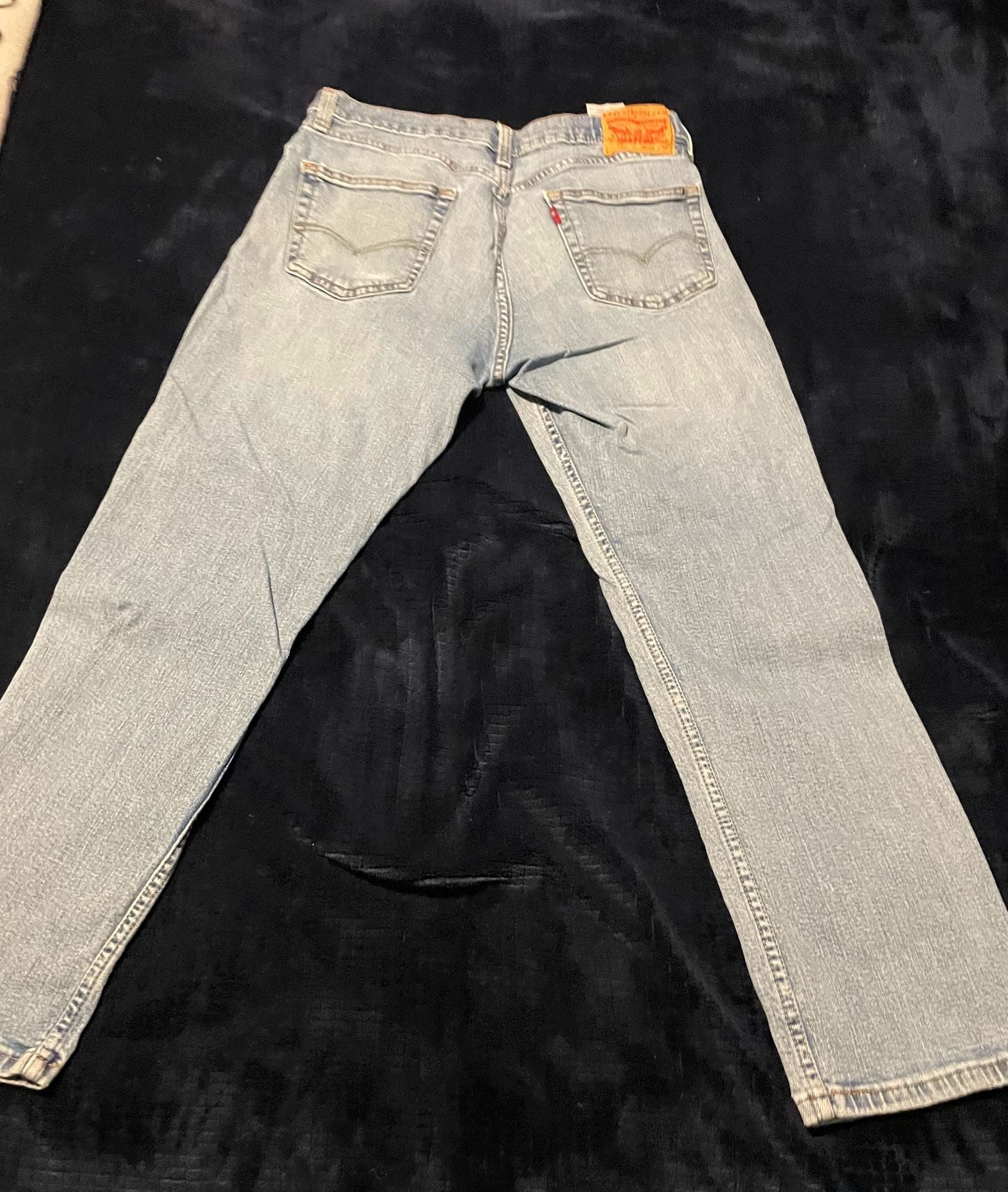 Levis 511 Slim Jeans Size 32x30 Light Wash Denim 3
