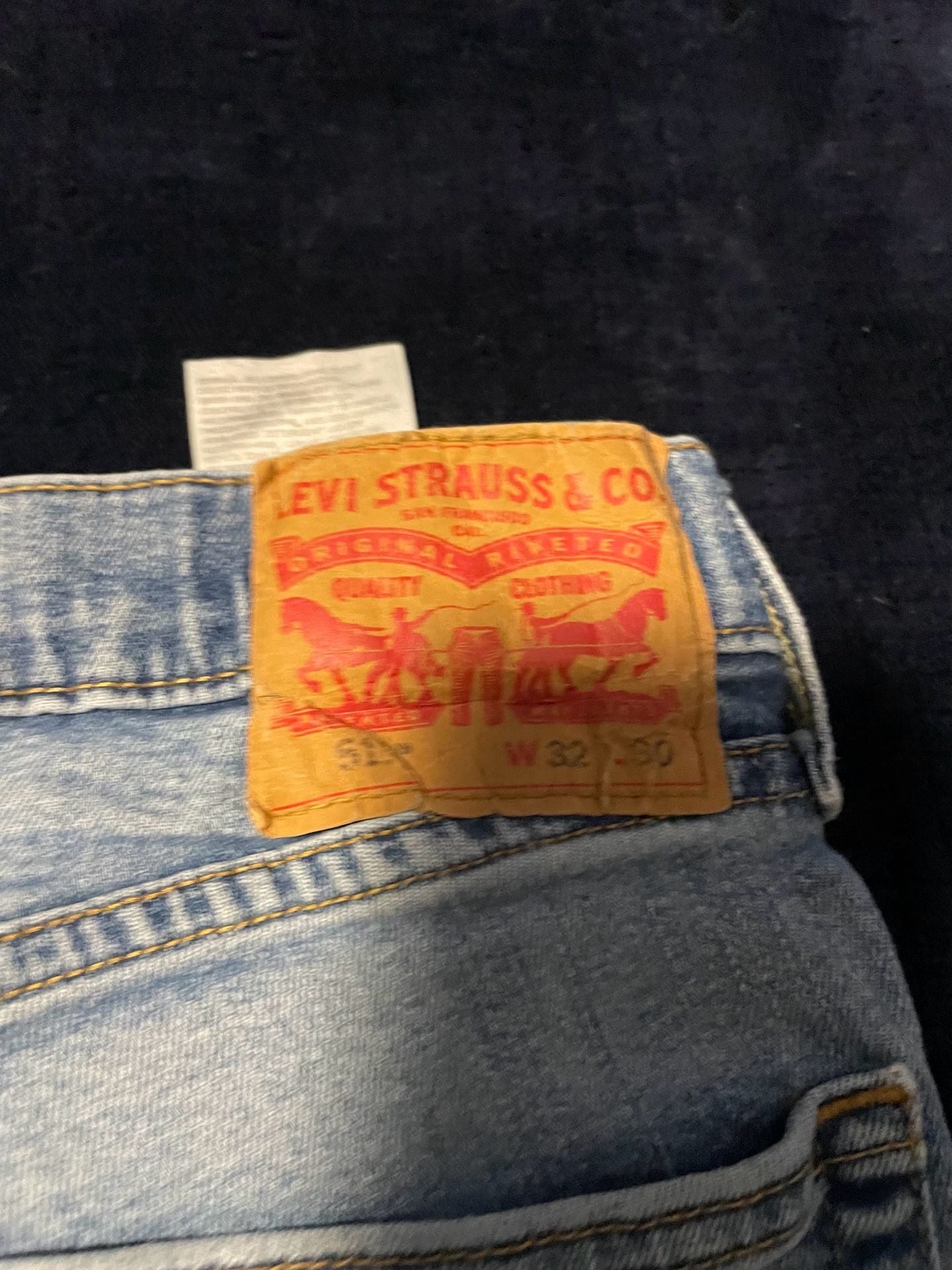 Levis 511 Slim Jeans Size 32x30 Light Wash Denim 4