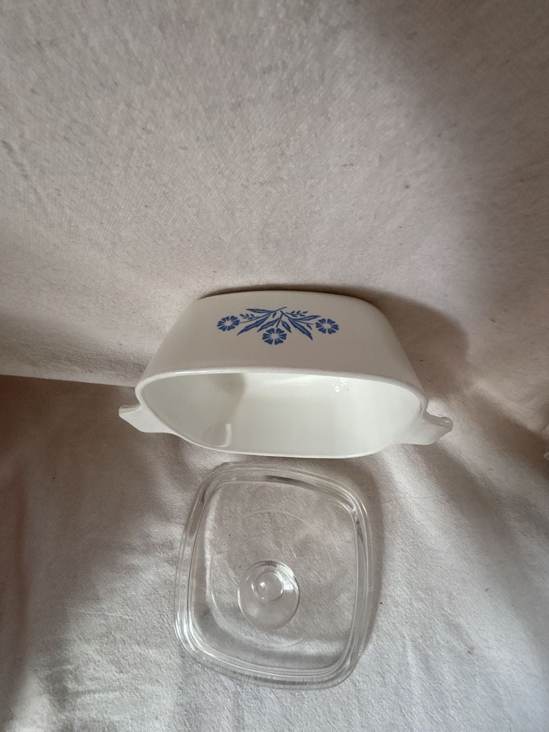 CorningWare Blue Cornflower Casserole Dish with Lid 4