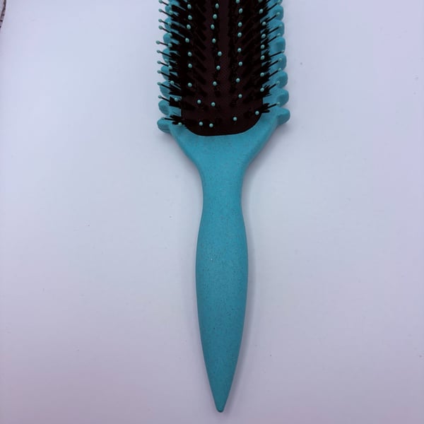 New Curly Hair Styling Brush Detangling Define Curls Green Paddle Brush