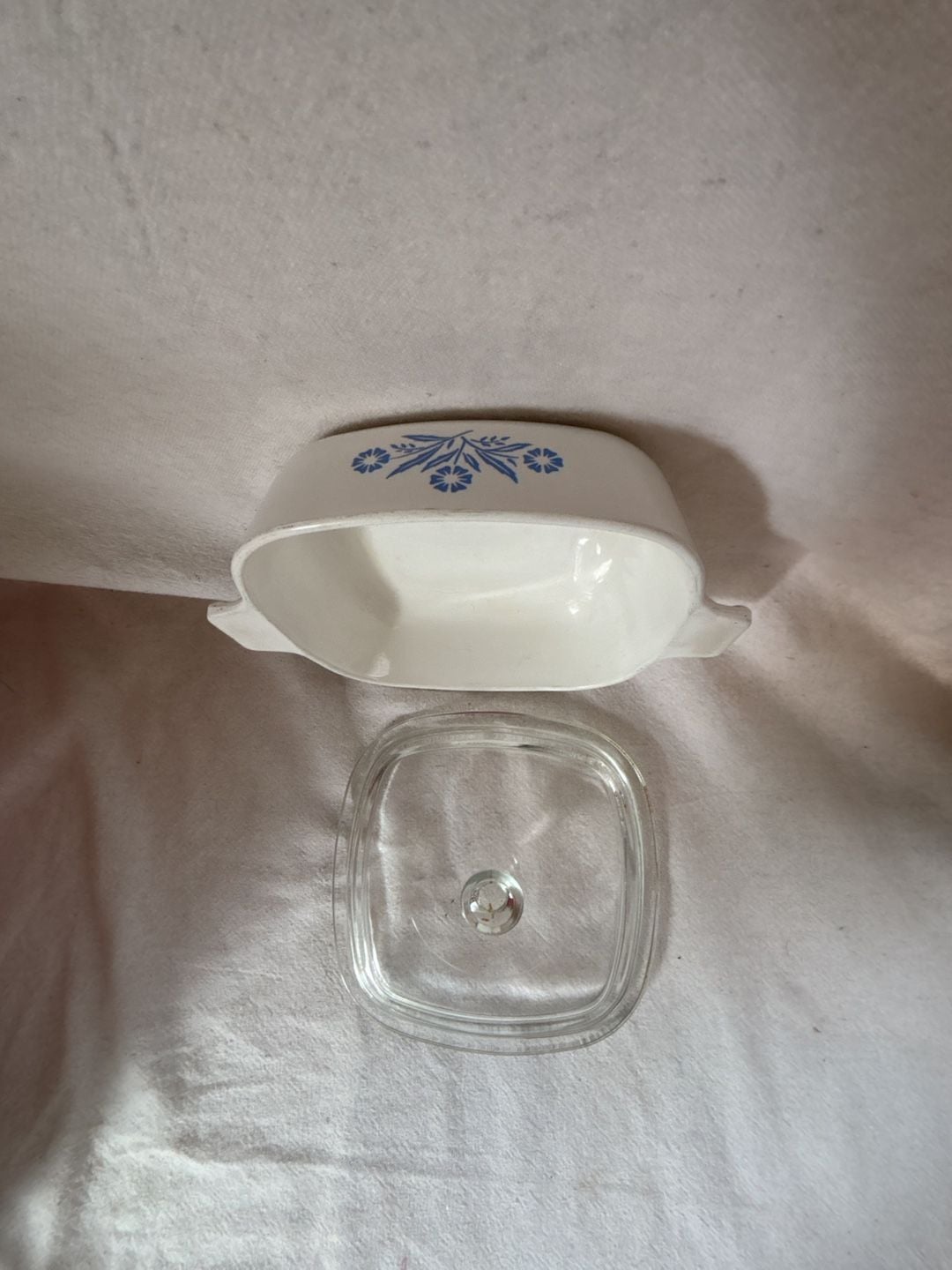 CorningWare Blue Cornflower A-1 1.5-B Casserole Dish with Lid 4