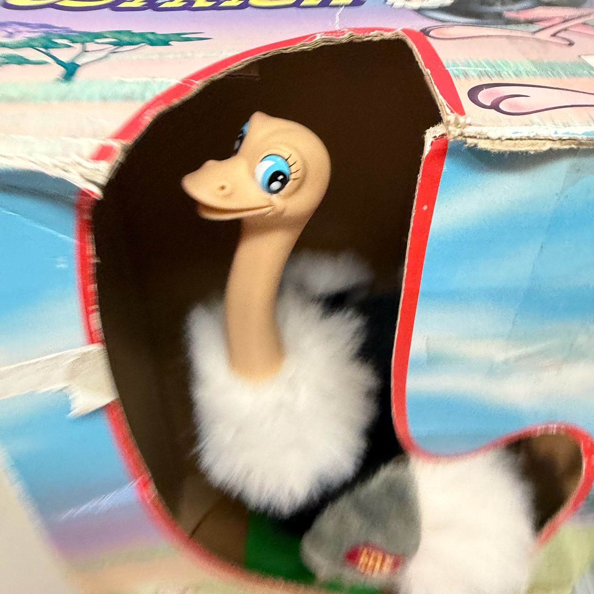 Tested working Vintage Dancing Ostrich Item No. 936 Animatronic Novelty Toy 7