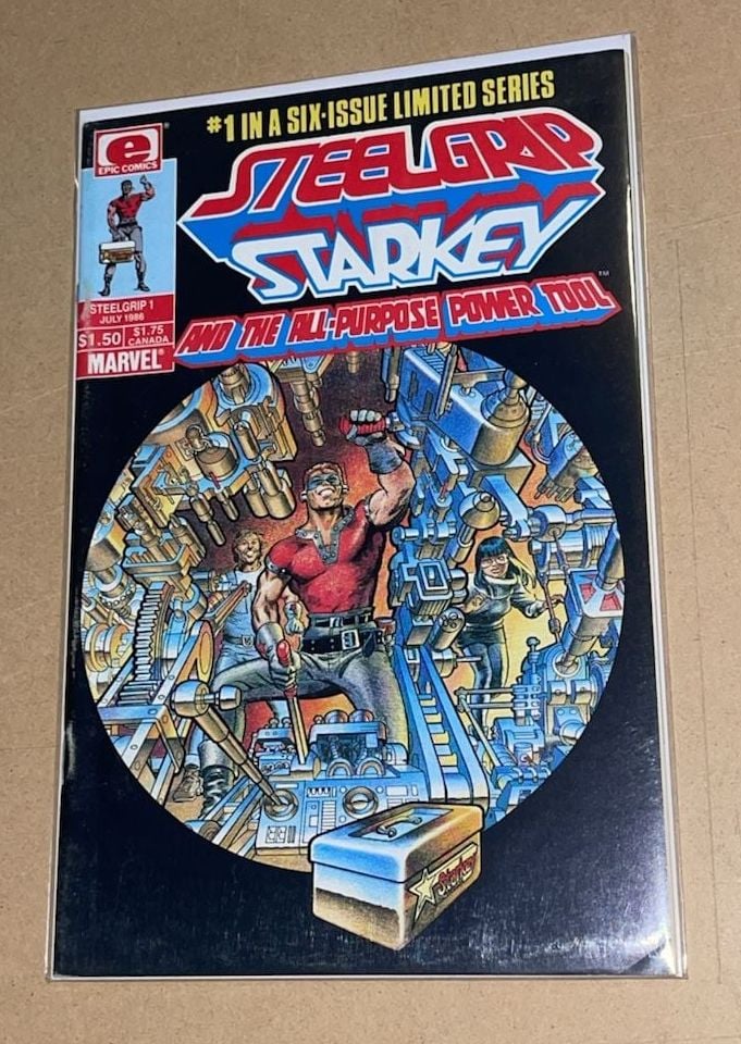 Epic Comics Steelgrip Starkey 1 And The All-Purpose Power Tool #1 1986 1