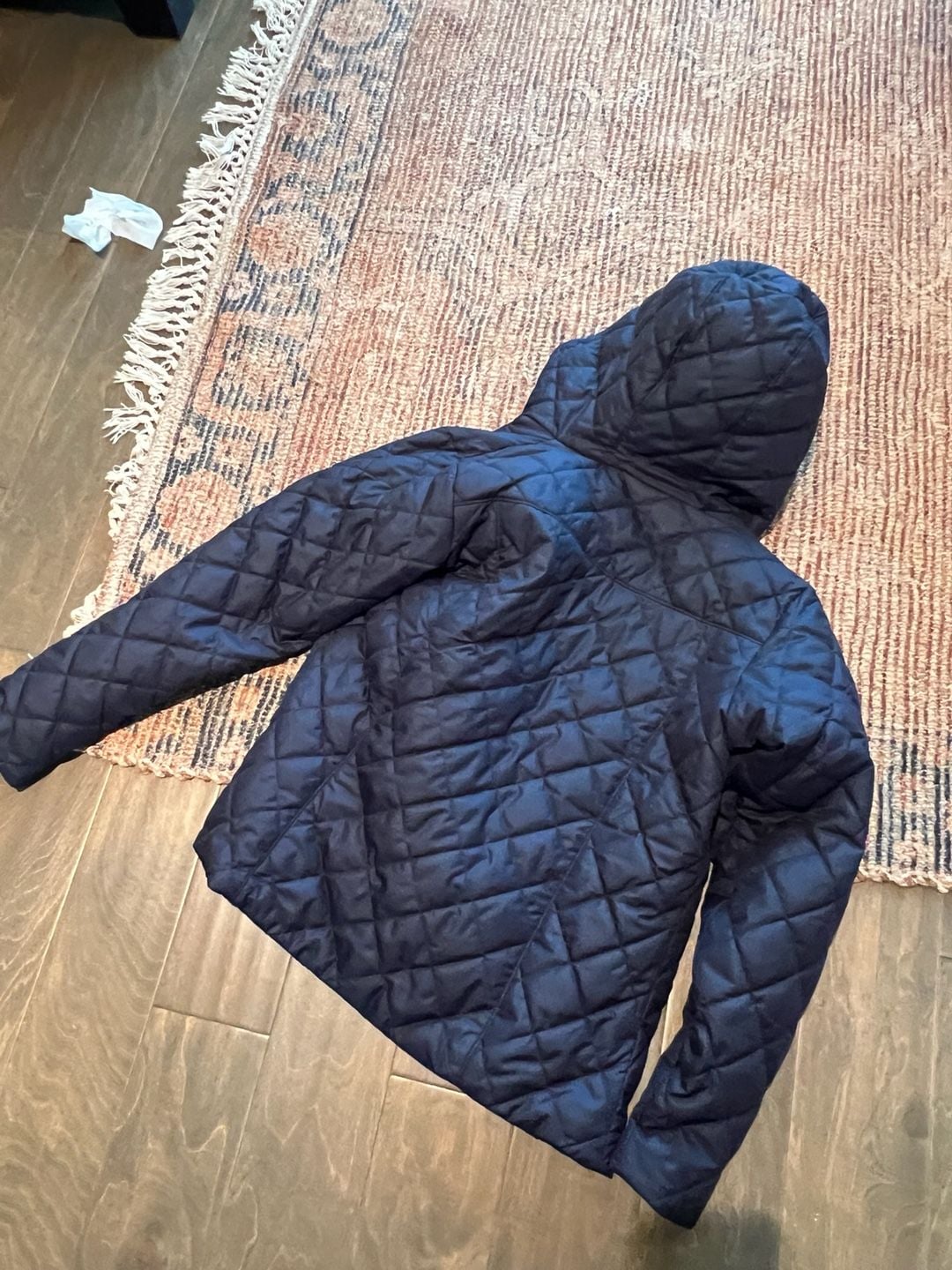 Columbia Copper Crest Hooded Jacket Blue Quilted Sherpa Lined 3