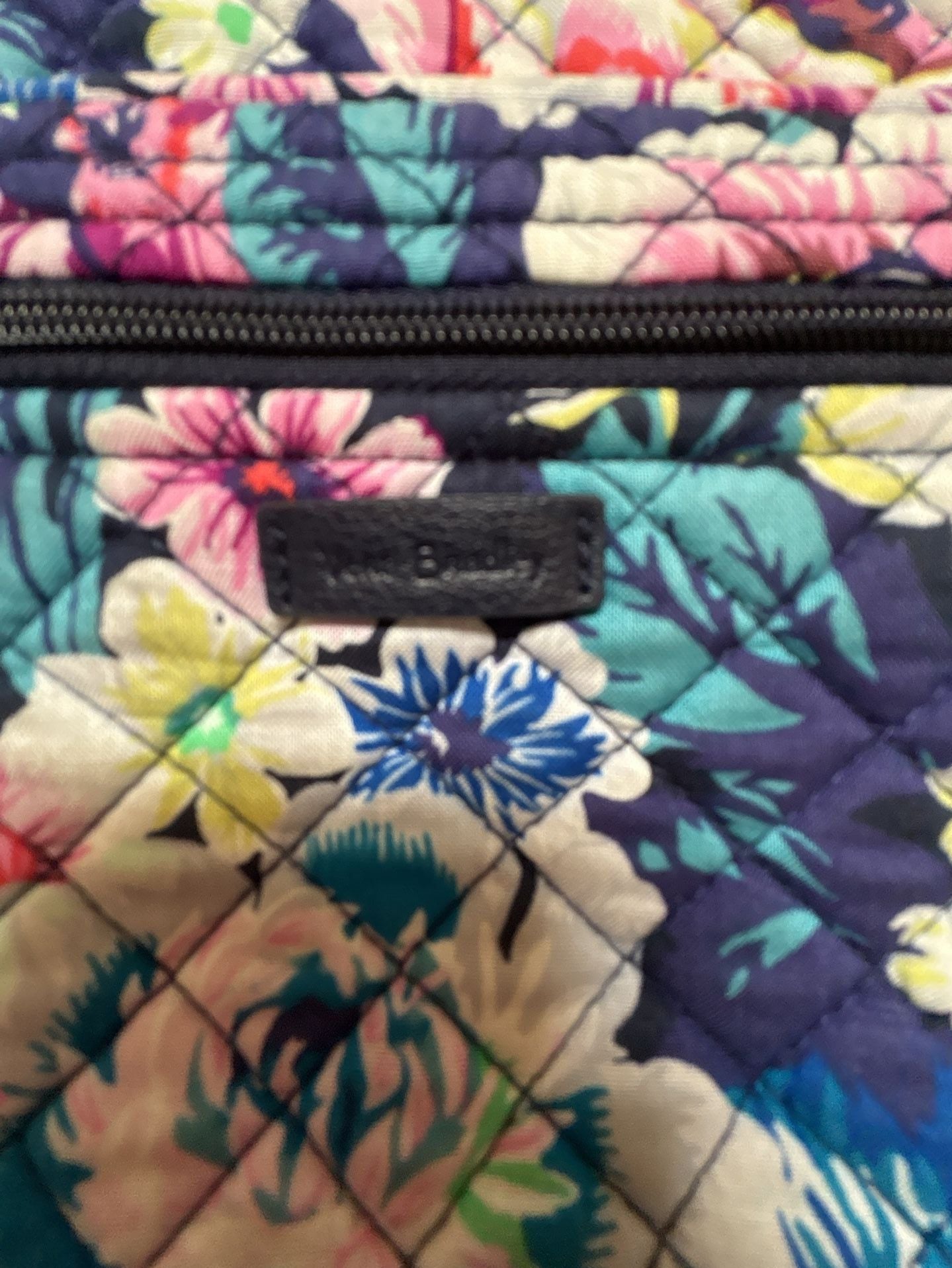 Vera Bradley Triple Zip Hipster Crossbody Garden Grove 3