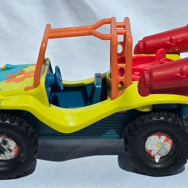 1988 Fisher Price Imaginext Scooby Doo Shaggy Dune Buggy Beach Car Toy Hanna Barbera
