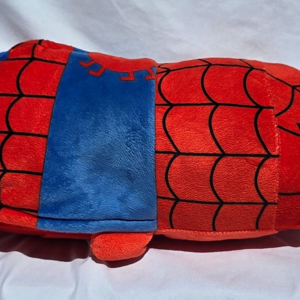 Flip A Zoo Marvel Iron Man To Spider-Man Reversible Plush Pillow Toy
