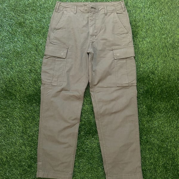 Uniqlo Cargo Pants Size S Khaki Cotton Spandex