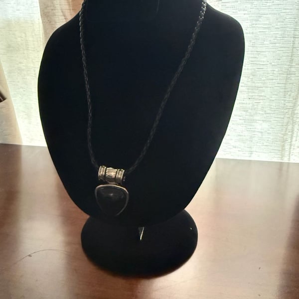 Vintage Blue & Silver Multi-Strand Beaded Statement Necklace