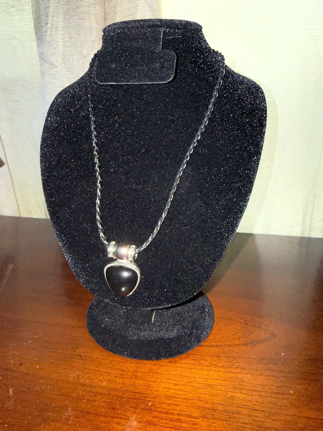 Vintage Blue & Silver Multi-Strand Beaded Statement Necklace 3