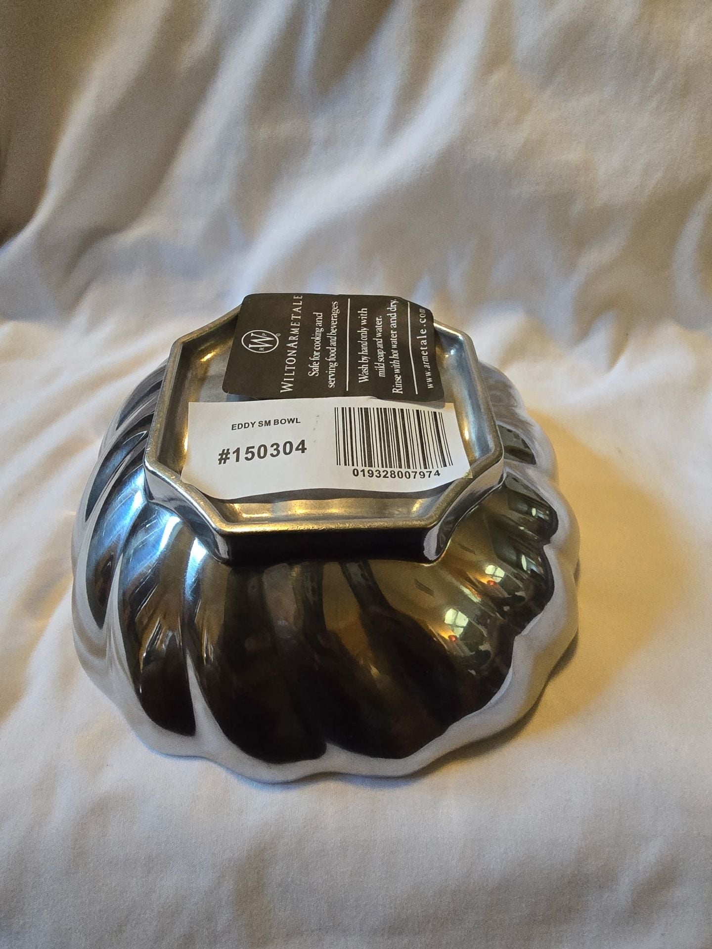Wilton Armetale Eddy Sm Bowl #150304 Metallic Serveware 2