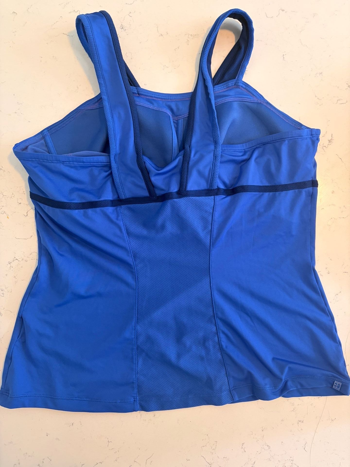 Nike Dri-FIT Tank Top Size XL Blue Athletic Workout Activewear 6