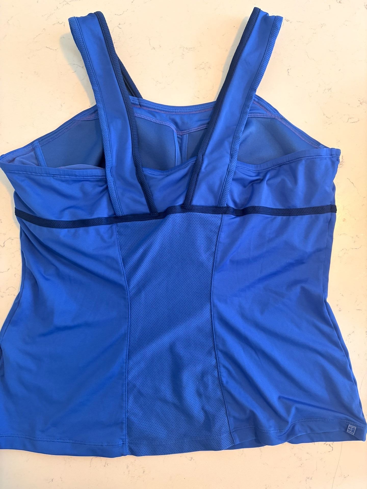 Nike Dri-FIT Tank Top Size XL Blue Athletic Workout Activewear 7