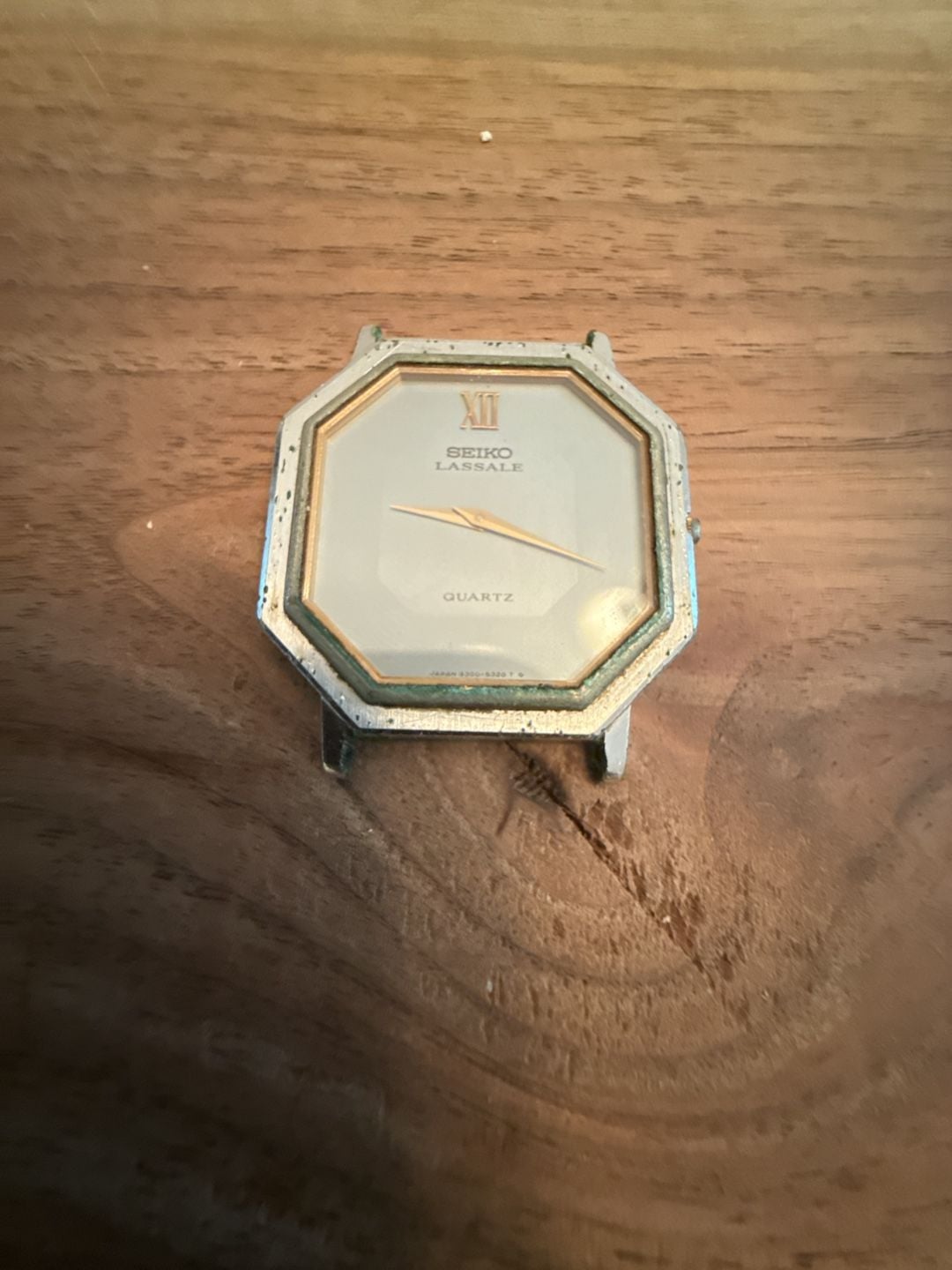 Seiko Lassale 9300-5249 Octagonal Quartz Watch Case Only 2