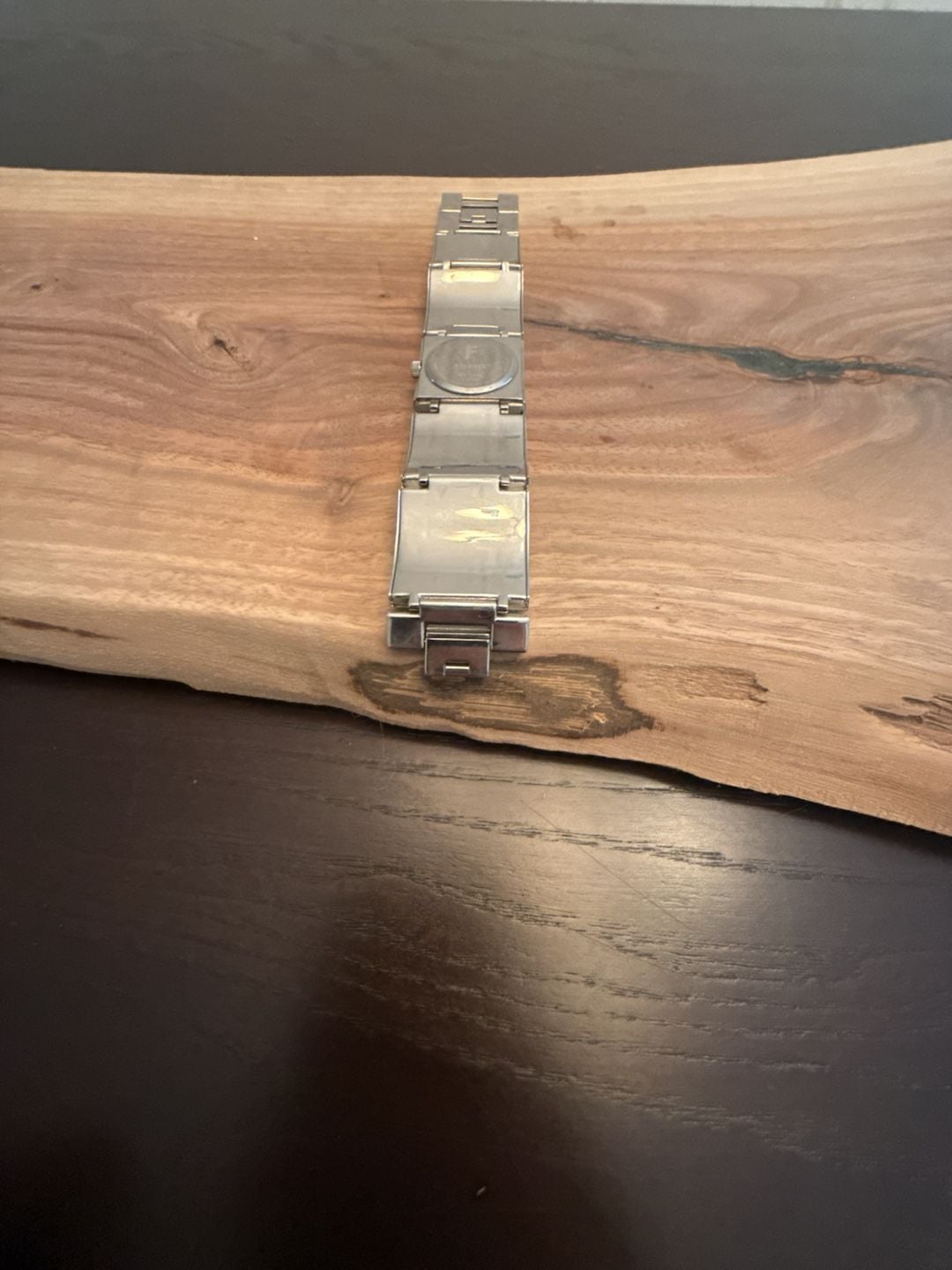 Fossil F2 ES-1539 Women's Silver and Brown Stainless Steel Bracelet Watch 7