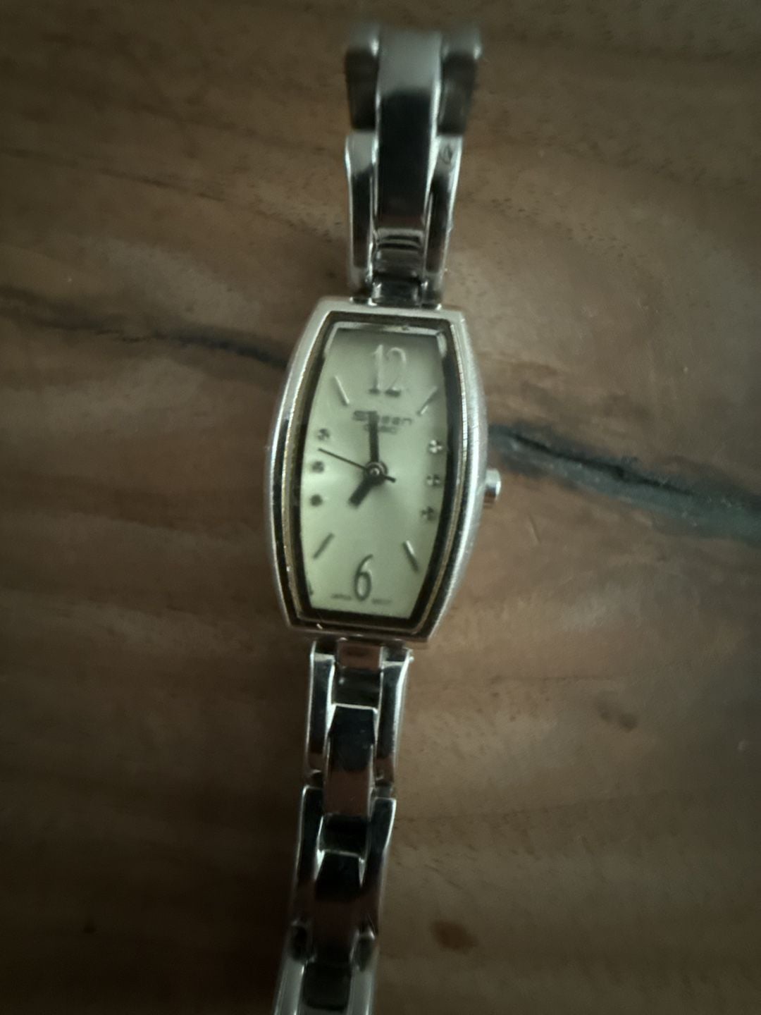Casio Sheen SHN-4008 Tonneau Stainless Steel Wristwatch Silver 3