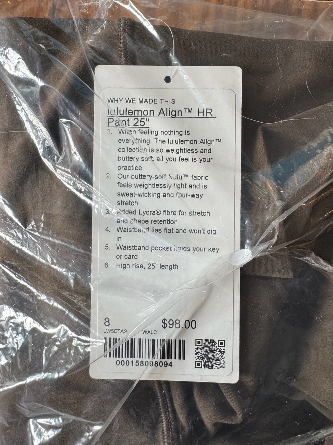 Lululemon Align HR Pant 25 Size 8 1