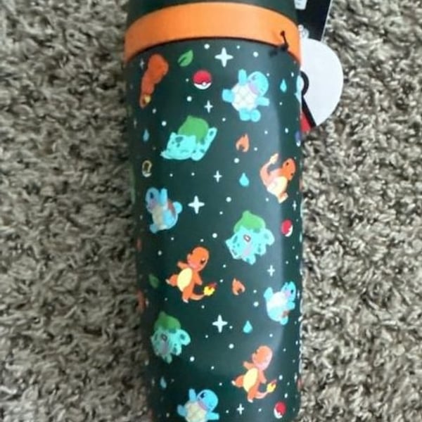 Owala Pokémon FreeSip Water Bottle Size 16 oz Kanto Starters