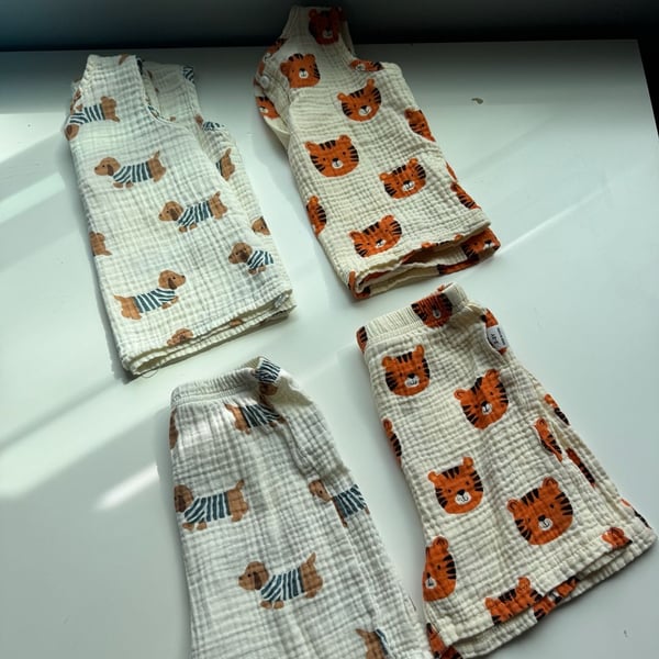 Toddler Summer Set Size 2-3Y Animal Print 2-Piece