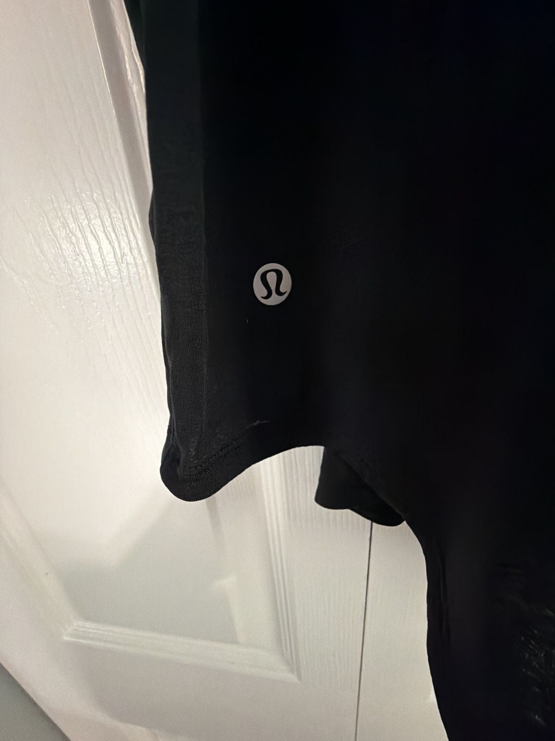 Lululemon Back in Action Short Sleeve Shirt Size XL Black 5