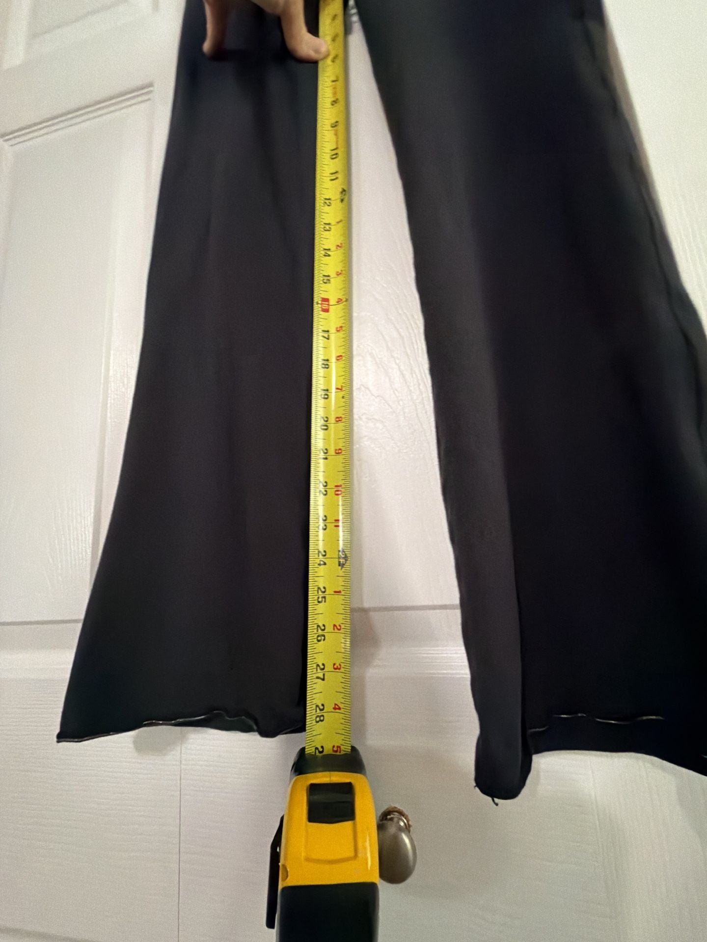 SKIMS Fold Over Pants Size S Black Cotton Blend 3