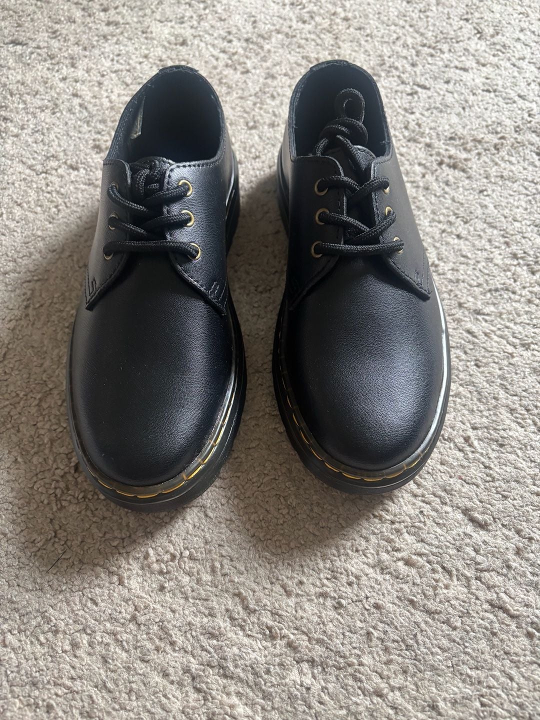 Dr. Martens Zavala Black 3-Eye Oxford Shoes UK 3 / US M 4 / US L 5 3