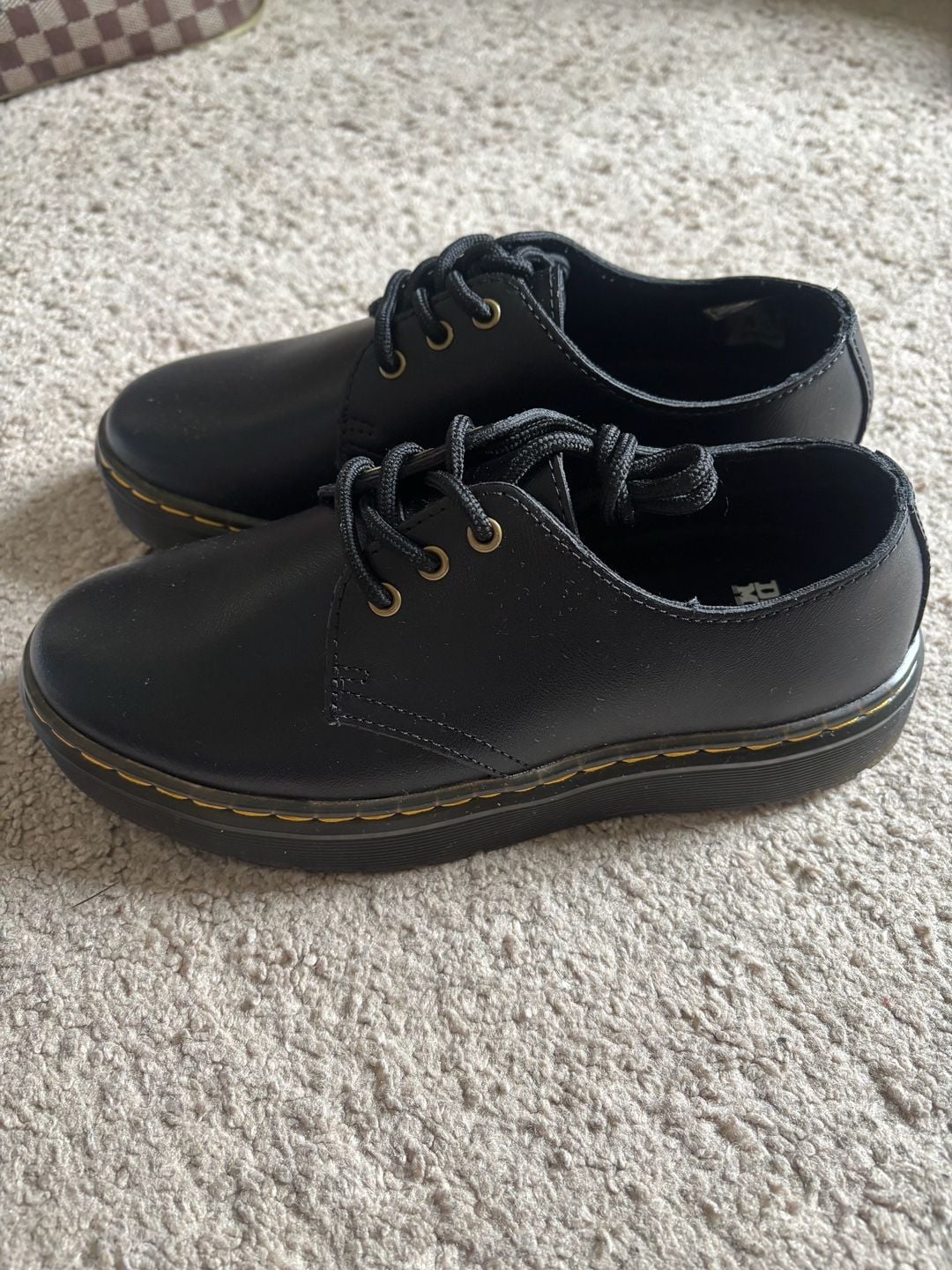 Dr. Martens Zavala Black 3-Eye Oxford Shoes UK 3 / US M 4 / US L 5 2