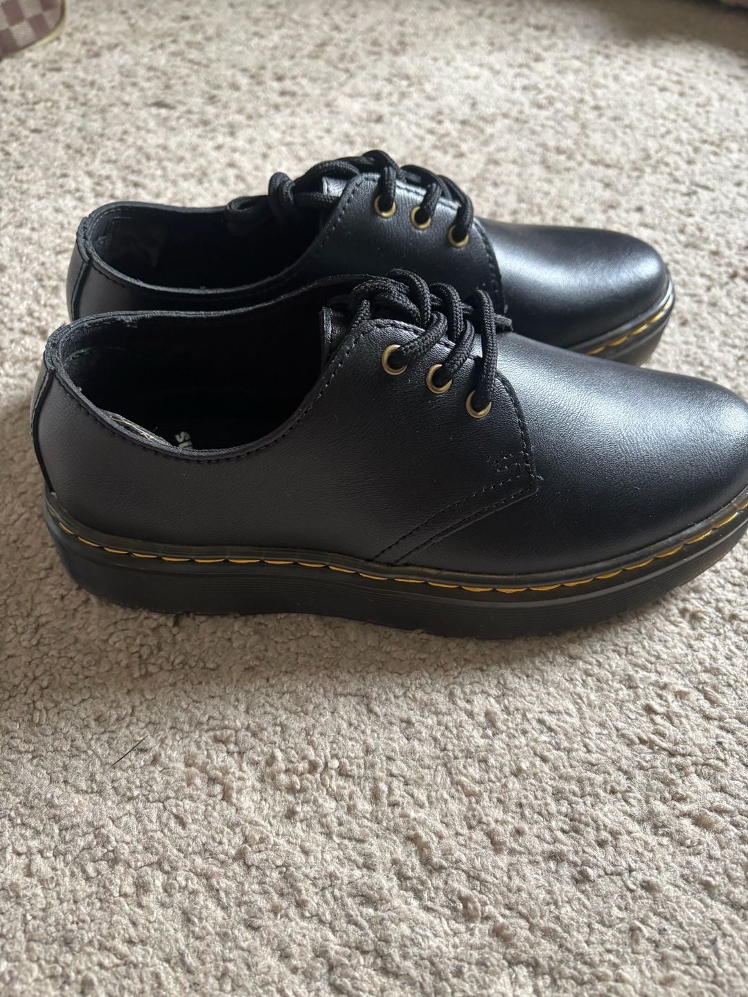 Dr. Martens Zavala Black 3-Eye Oxford Shoes UK 3 / US M 4 / US L 5 6