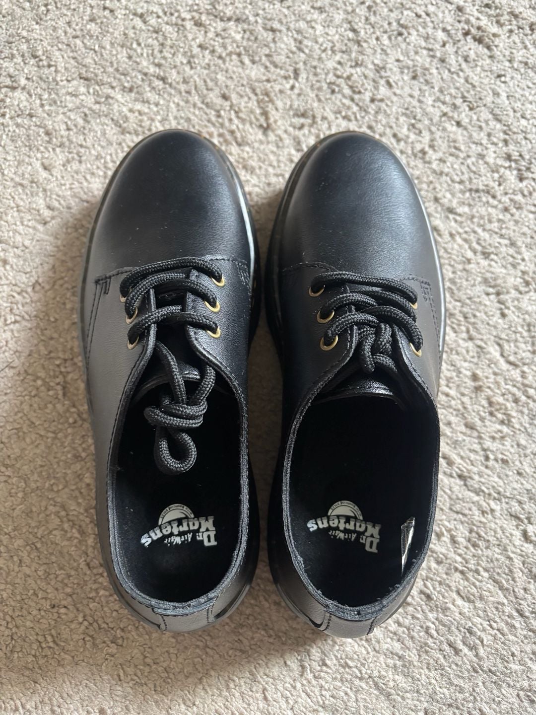 Dr. Martens Zavala Black 3-Eye Oxford Shoes UK 3 / US M 4 / US L 5 5