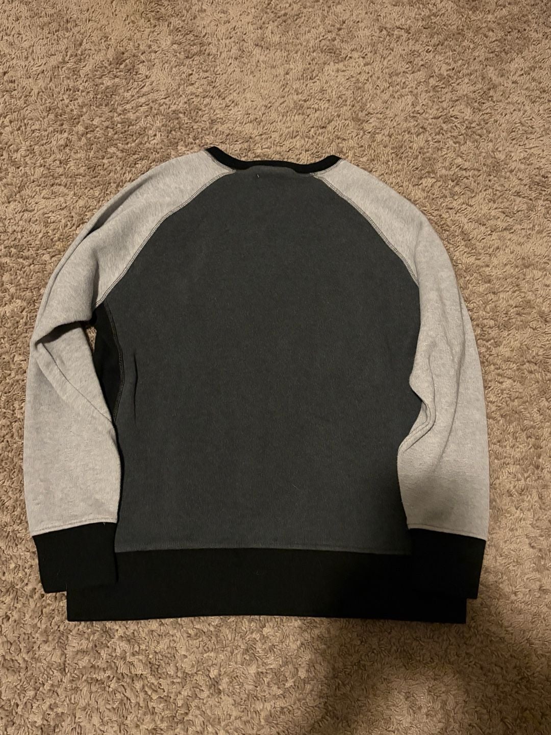 Norse Projects Sweatshirt Size M Gray Black Colorblock Crewneck 3
