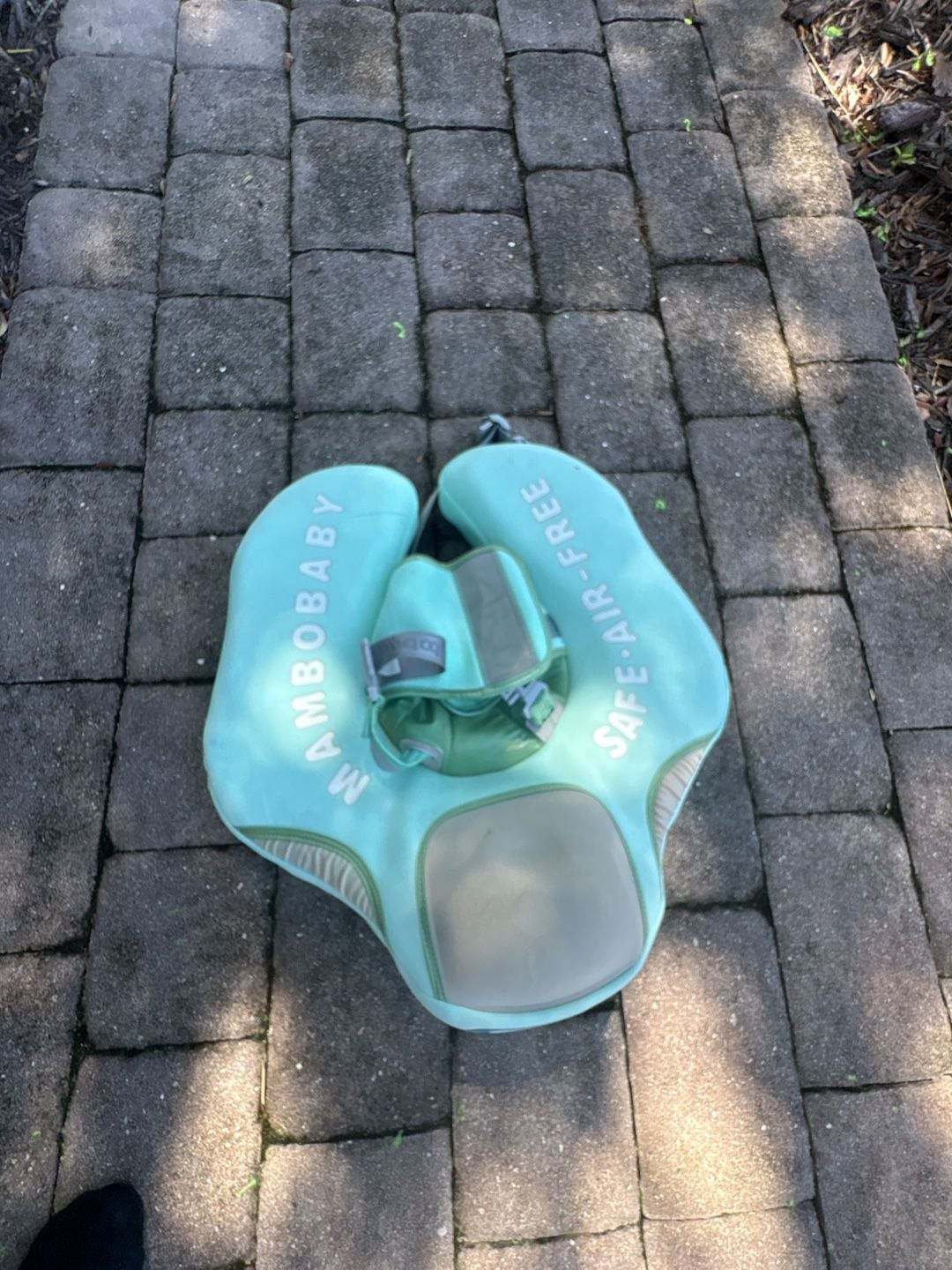 Mambobaby Baby Swim Float Safe Air-Free Green 1