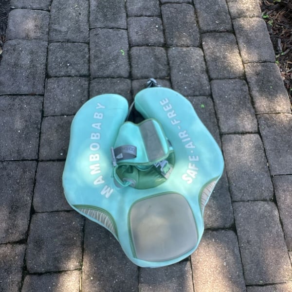 Mambobaby Baby Swim Float Safe Air-Free Green