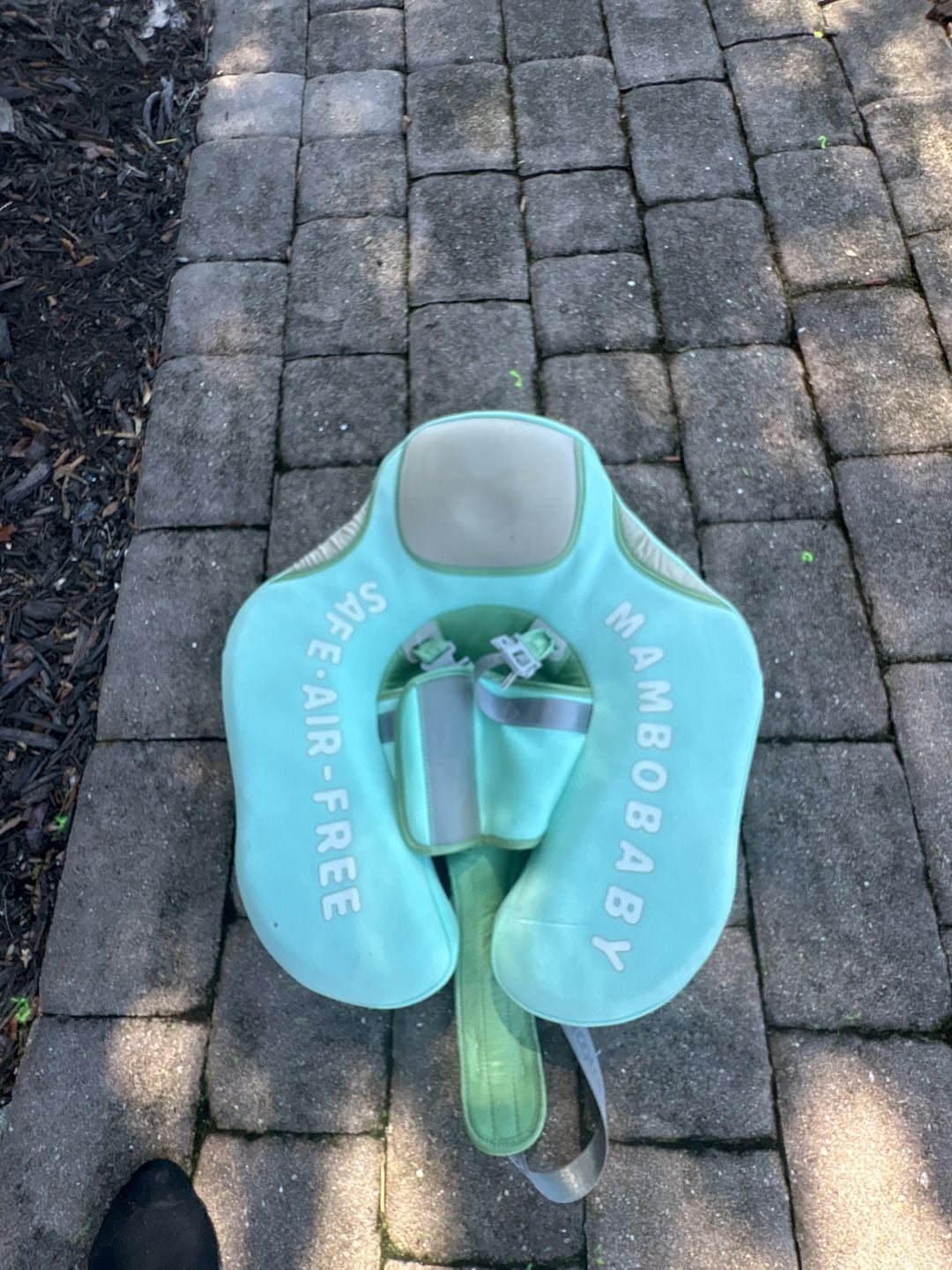 Mambobaby Baby Swim Float Safe Air-Free Green 2