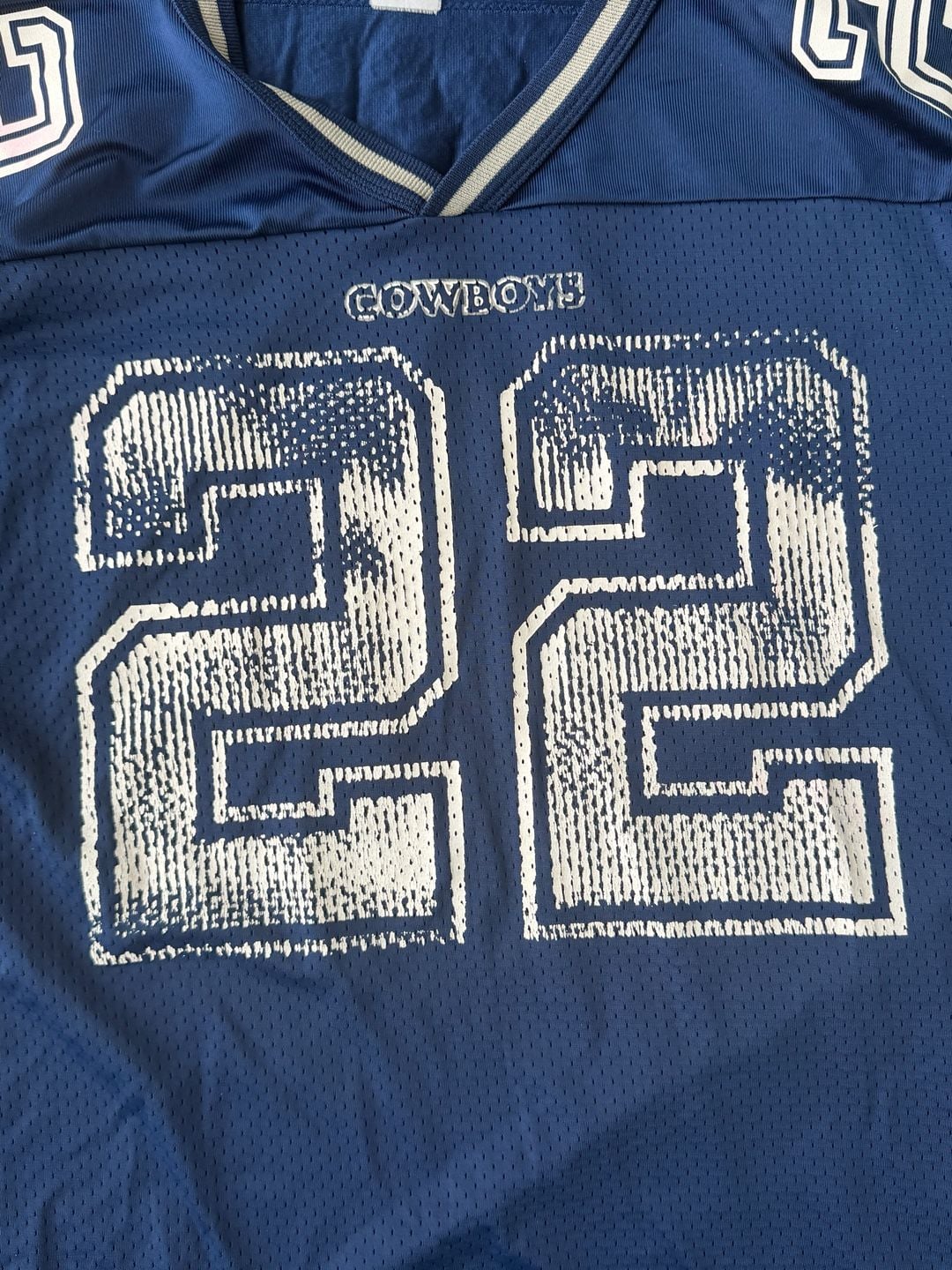 Champion Dallas Cowboys Emmitt Smith 22 Jersey Size 44 Blue NFL 3