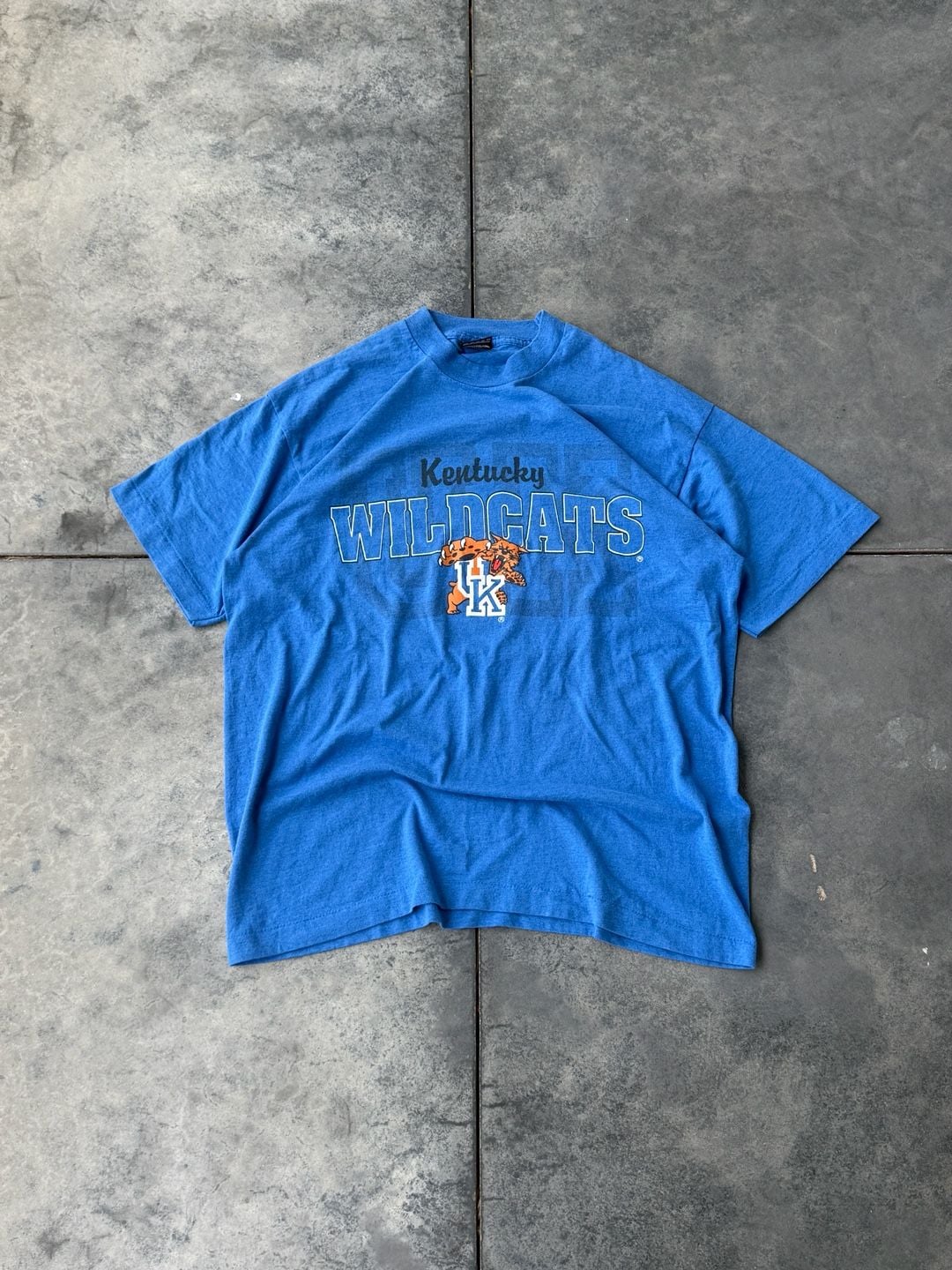 Fruit of the Loom Kentucky Wildcats T-Shirt Size L Blue Vintage 90s 2