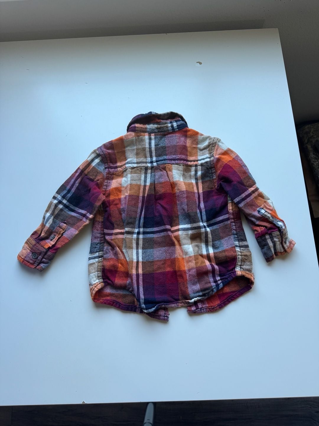 Gymboree Plaid Flannel Shirt Size 12-18 Months 4