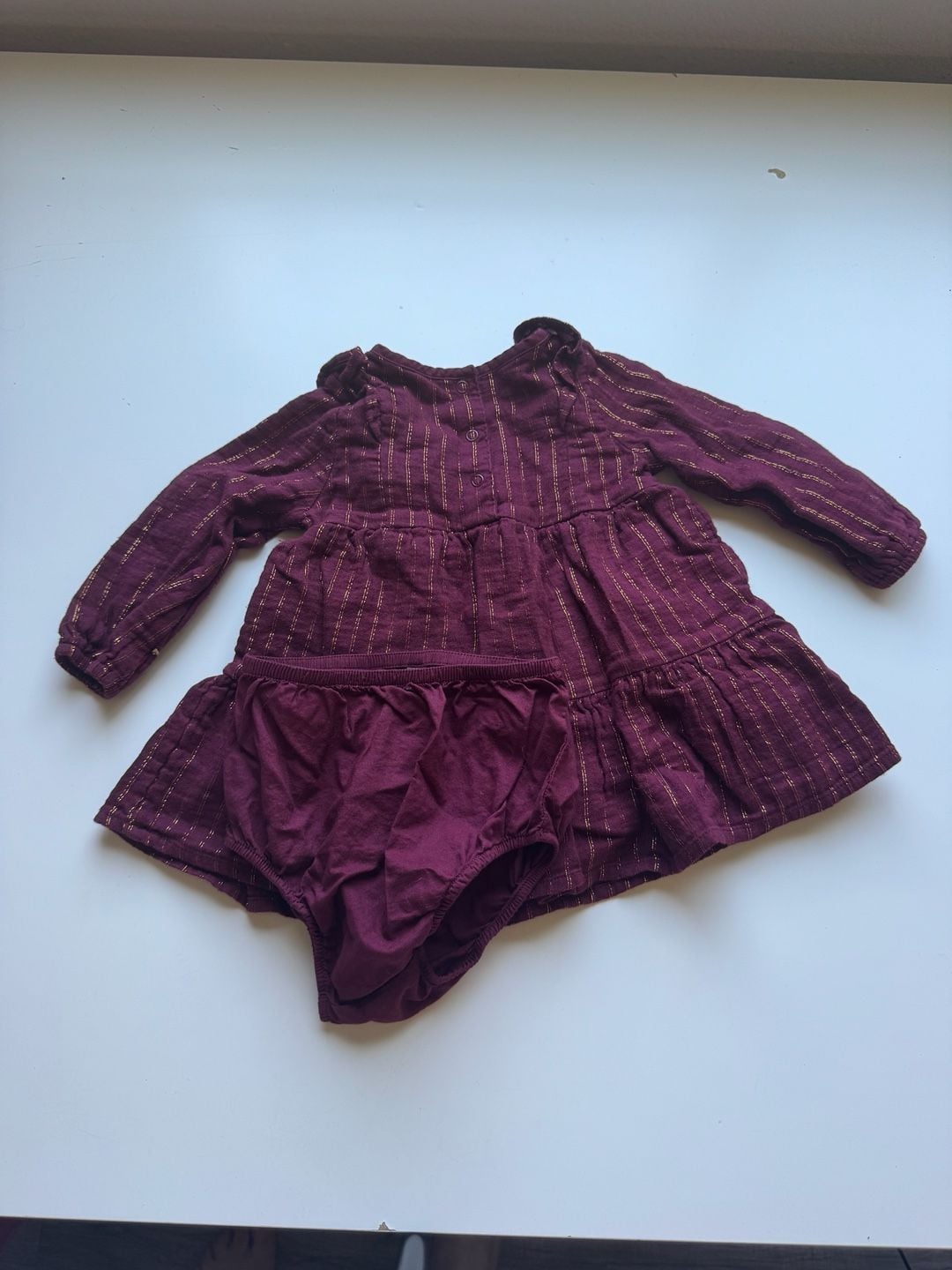 Cat & Jack Dress And Bloomer Set Size 6-9M 3