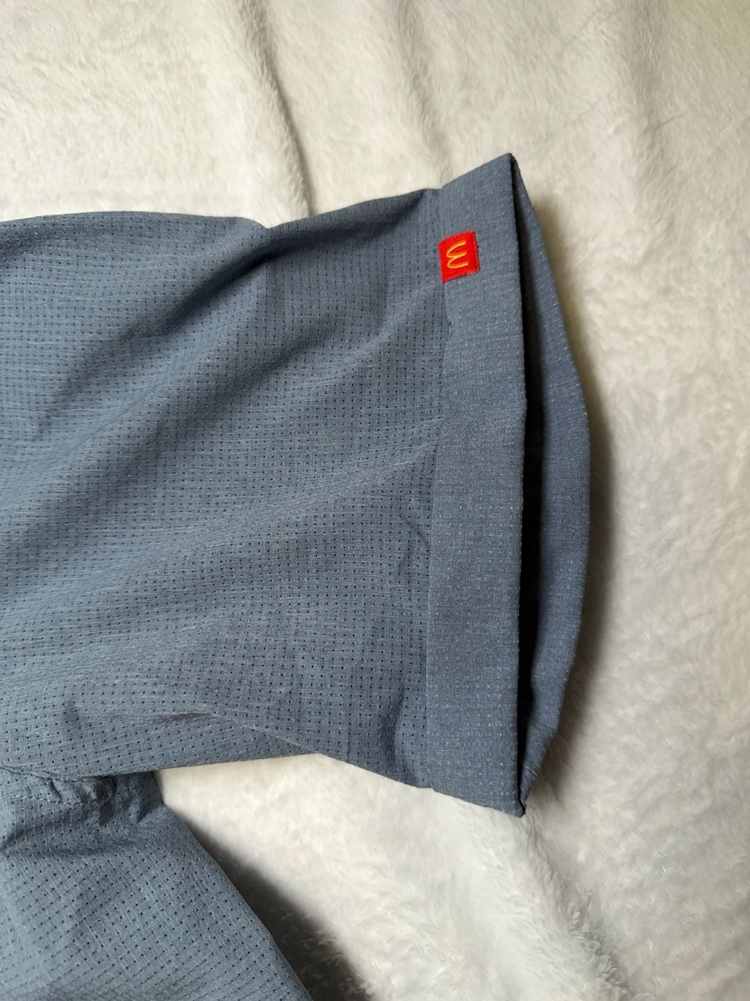 Apparel Collection McDonald's Employee Polo Size L Blue Uniform MC1320 5
