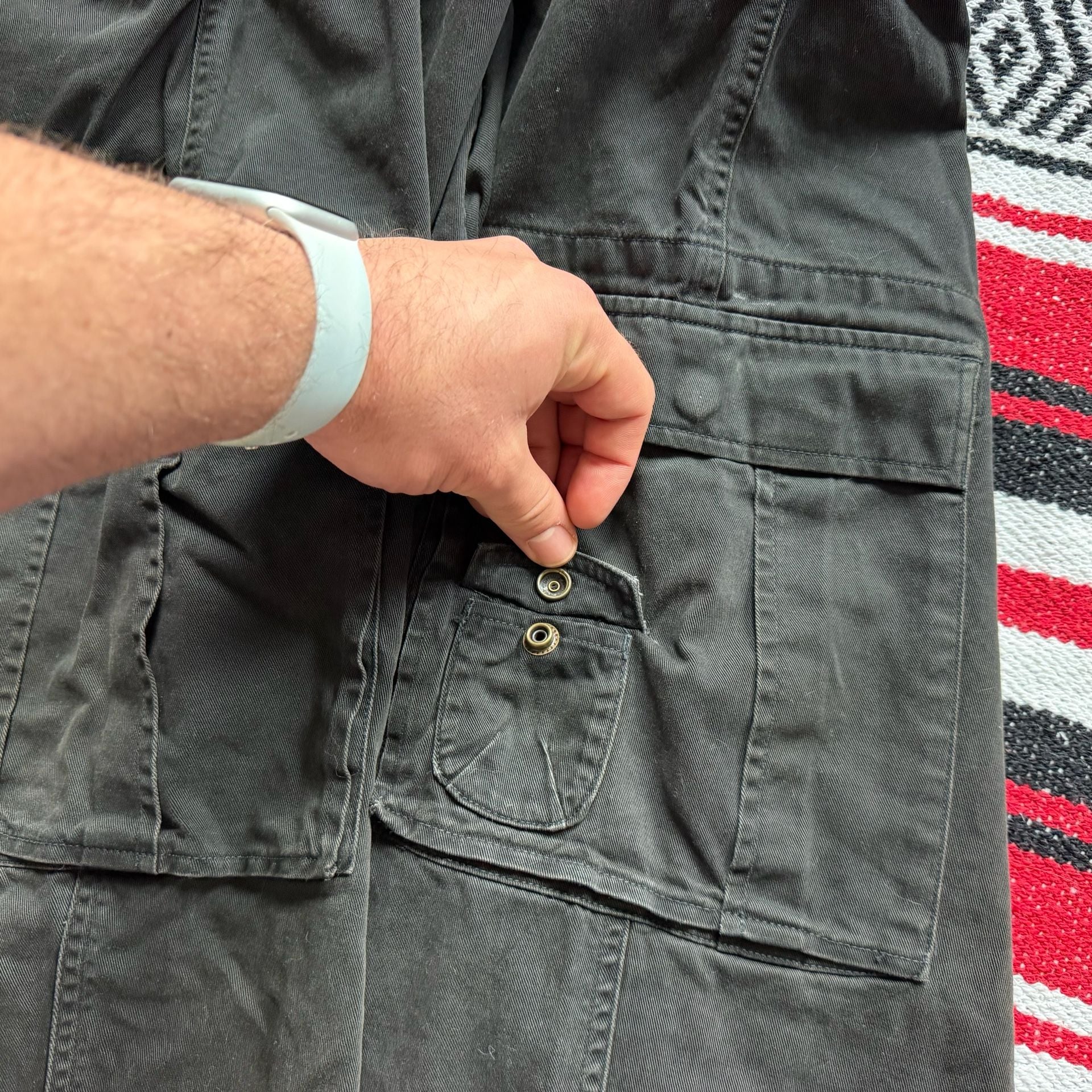 Rare Vintage Baggy Polo Ralph Lauren Cargo Chinos Sz 40/32 5